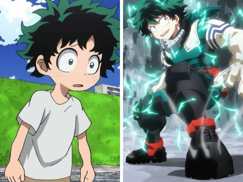 What are some of the best glow-ups in anime (no major spoilers